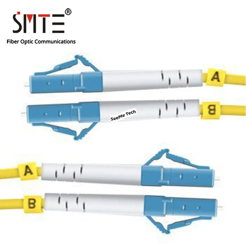 LC-LC Dual Core 1-10เมตรสายแพทช์ออปติคัลสาย3.0มม.PVC Single-Mode จัมเปอร์จัมเปอร์ Simplex SM FTTH Optic