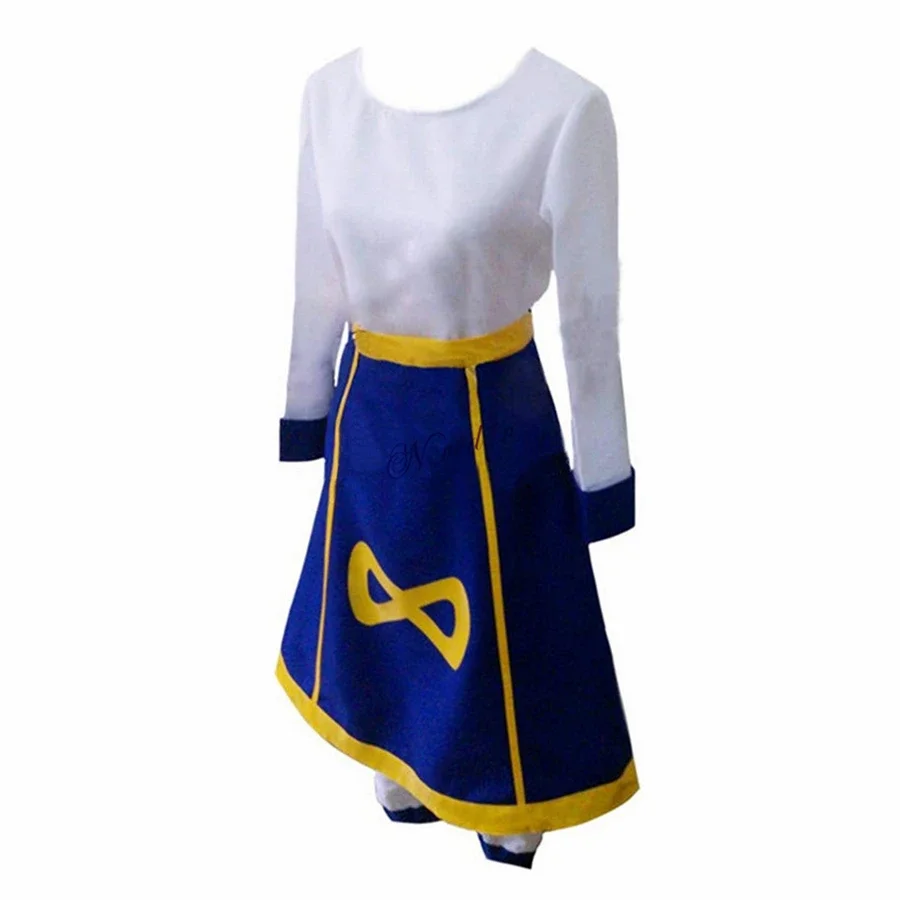 Hunter x Hunter Anime Cosplay Fantasia, Correntes Kurapika, Anel, Brinco, Camisa, Peruca, Dia das Bruxas, Festa de Natal, Uniforme