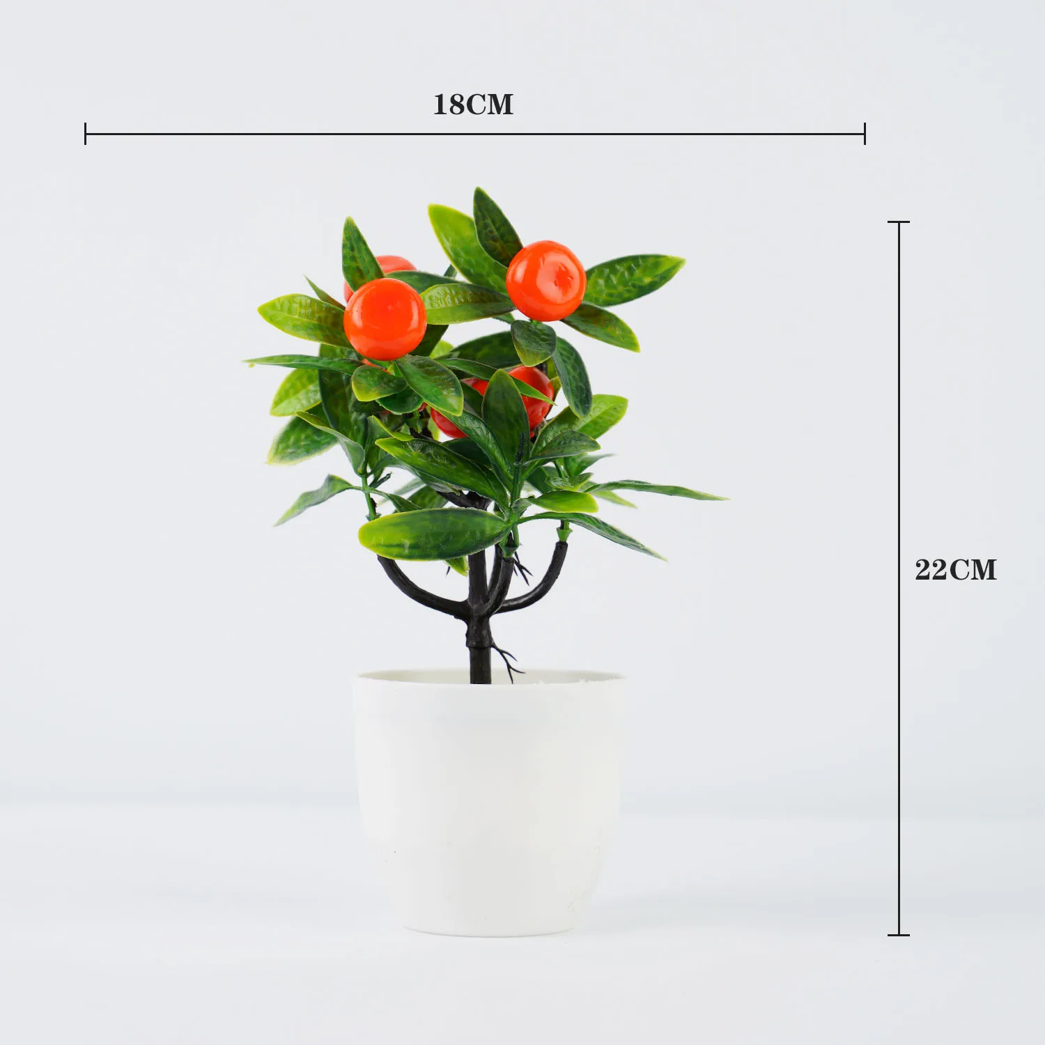 Artificial Fruit Plants Potted Bonsai Ornaments Craft Plant Aesthetic Room Decor Home Wedding Home Office Decoration Accessories