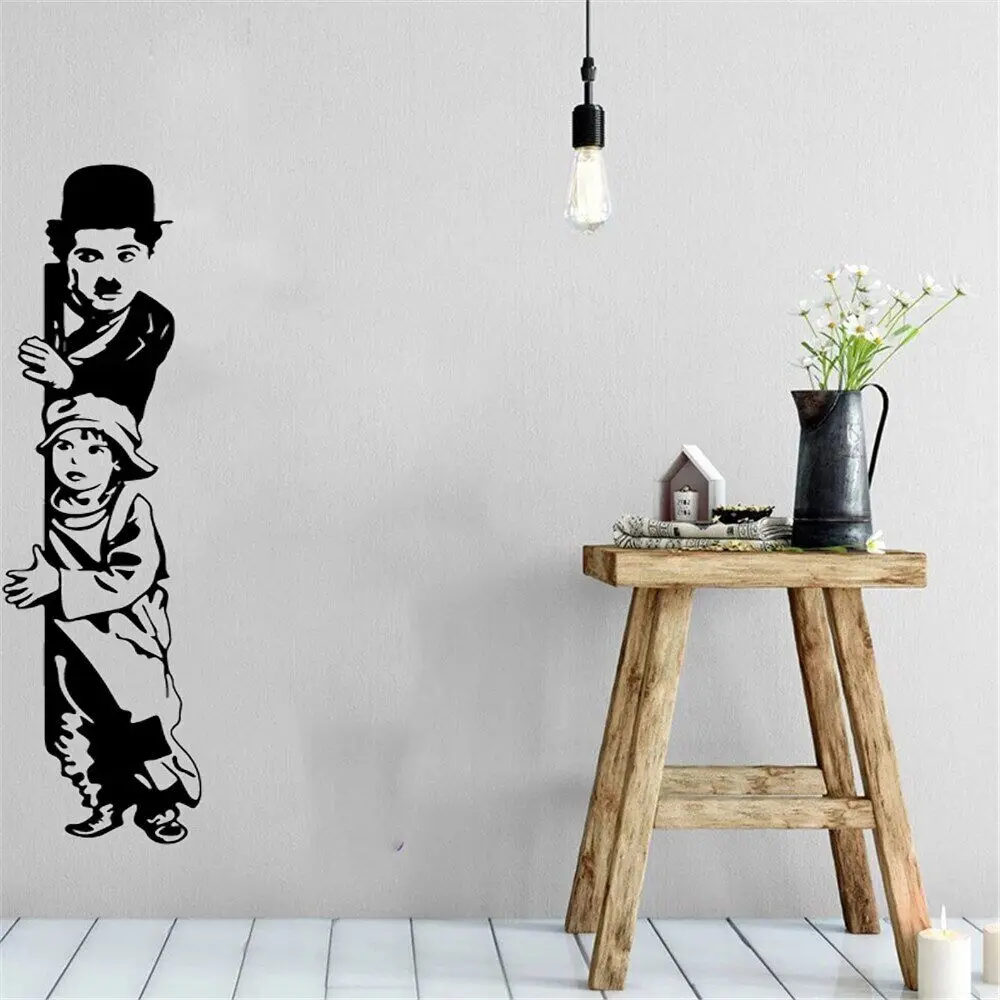 Наклейка в скандинавском стиле, стикеры, обои для декорирования детской комнаты, виниловые наклейки на стену, стикеры для гостиной бэнкси