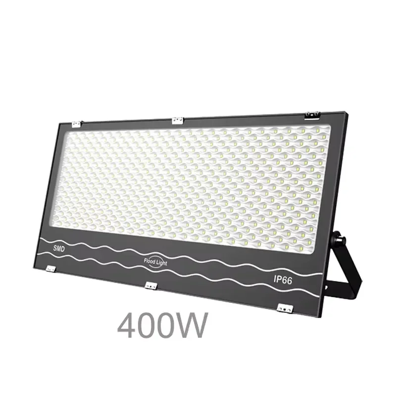Shunjing Lighting Factory's Ultra-Thin 300W LED Floodlight 6500K Die-cast Aluminum IP65 CE Certified 120 Beam Angle for