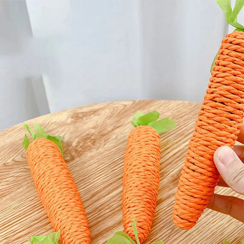 Cat Toys Sound Carrot Cuddle stick since fun fun teething stick anti-bite scratch board pet supplies