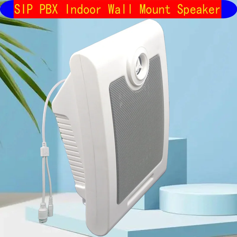 

SIP-телефон 15W DC12V PoE с сетевым настенным динамиком и встроенным усилителем, RTP для систем оповещения в классах и АТС