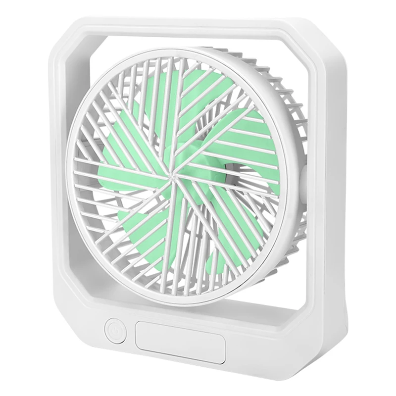 

HOT-Desktop USB Fan Portable Cooling 3 Speed Mini Fan With 360 Rotation Adjustable Angle For Office Household Travel