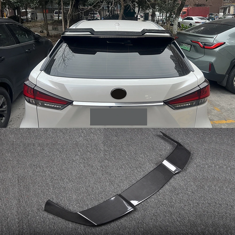 

Carbon fiber car rear wing boot lip spoiler for Lexus RX200 RX300 RX450 2016-2022 roof spoiler