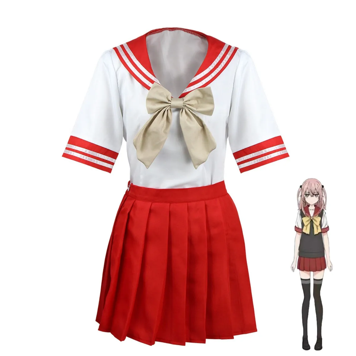 Anime My Dress-Up Darling Kitagawa Marin Inui Sajuna Gojo Wakana Cosplay Costume School Uniform Dress Wig Man Woman Sexy Suit - Image 3