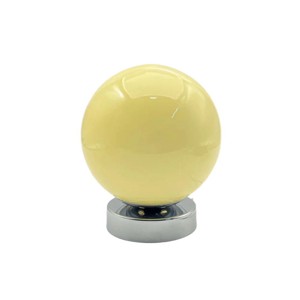 USB Powered Glass Ball Table Lamp Vintage Minimalist Colorful Ambient Lamp Classic with 3 Color Light Atmosphere Lamp