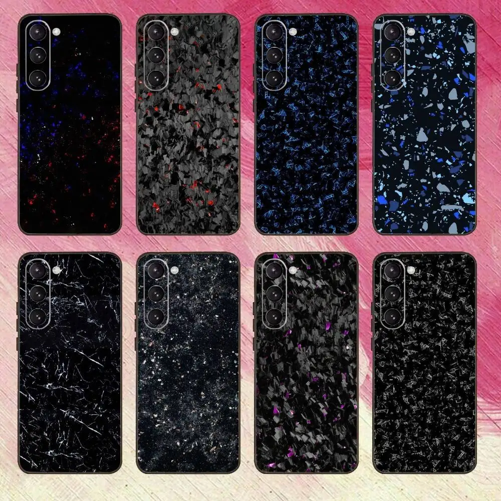 

Carbon Fiber Phone Case For Samsung Galaxy A73,A72,A71,A70,A53,A52,A51,Others Soft Black Cover