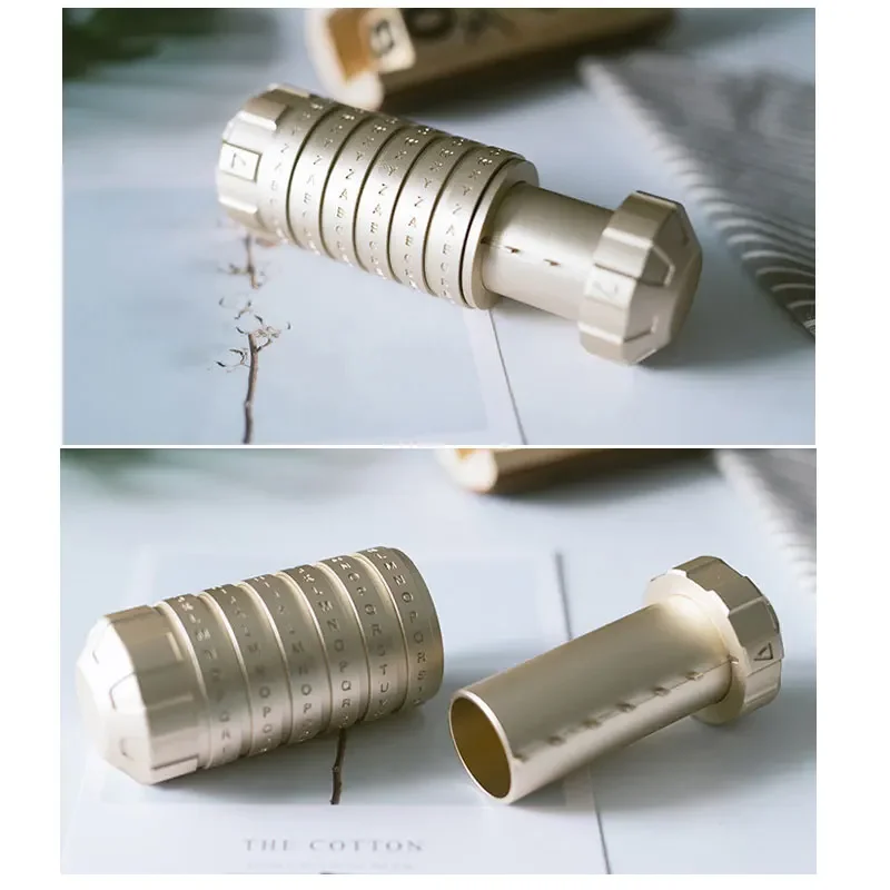 6x24 Mechanical Combination Lock Private Cash Box Metal Mechanical Combination Lock Alphabet Lock Educational Toys