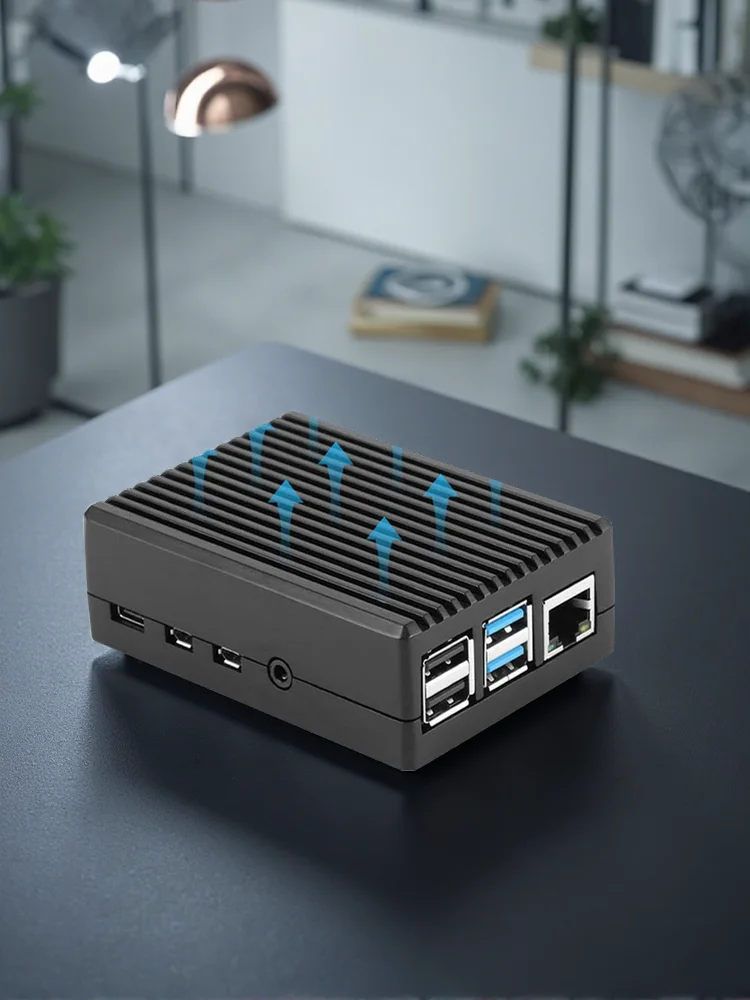 Obudowa Raspberry Pi 4 Model B z pasywnym chłodzeniem, obudowa ze stopu aluminium dla Raspberry Pi 4 Model B — zdjęcie produktu 7