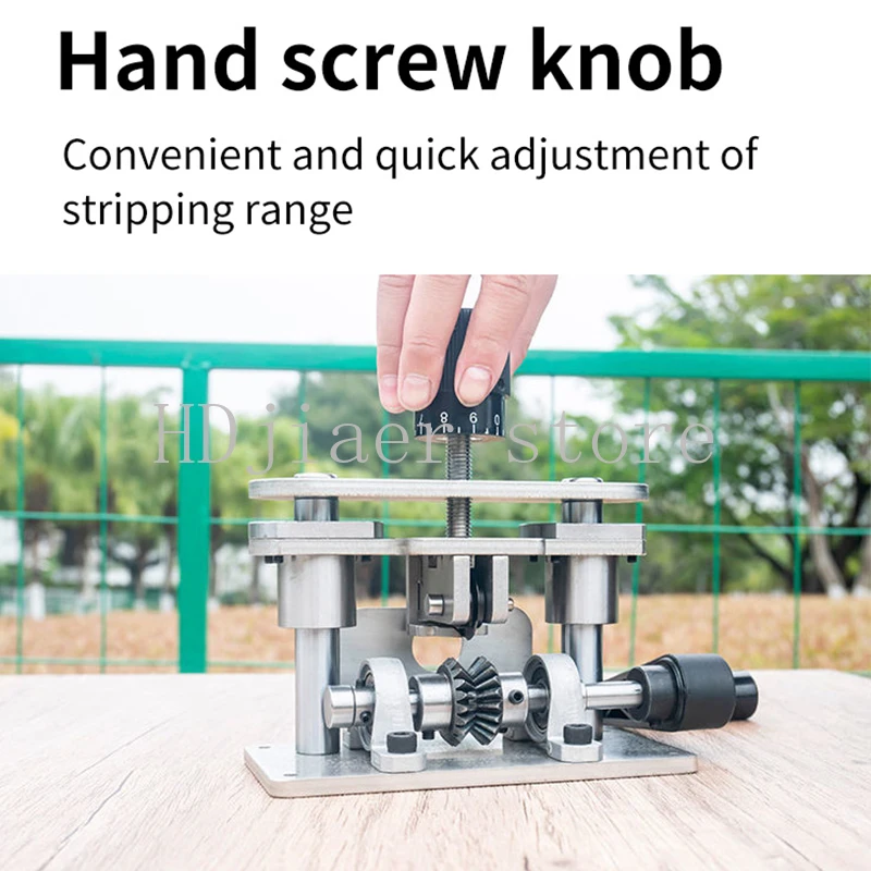 

Manual Wire Stripper Tool – Stainless Steel Hand-Crank Cable Stripper for 2-20mm Wires, Ideal for Scrap Copper Recycling