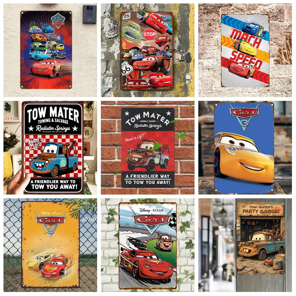 

Miniso Cars Classic Appreciation Decor Poster Tin Sign Metal Sign Decorative Plaque for Pub Bar Man Cave Club Wall Decoration