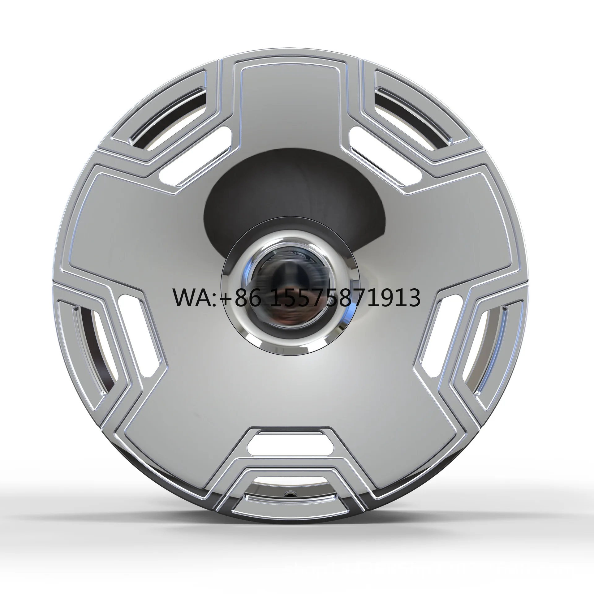 

TR Custom Forged Aluminum Alloy Wheel 15 Inch Polished Modified Hub Car Spin Steel Ring ET40 CF-065