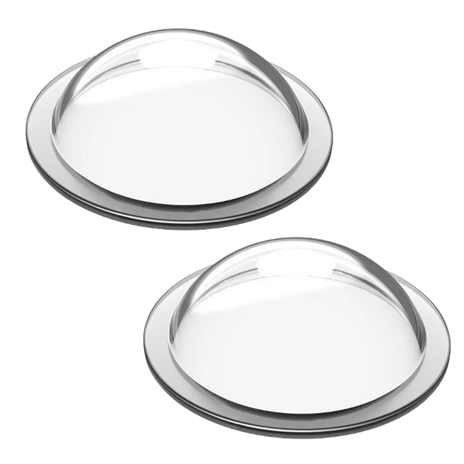 Car Front Camera Protector Adhesive Anti-Scratch 1 Pair Car Camera Lens Protector for Road Trips City Touring Commuting Drivers