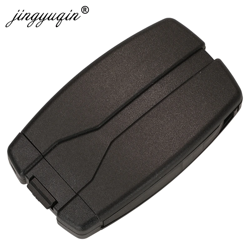 Jingyuqin para land rover freelander 2 chave de carro de controle remoto inteligente 315mhz/433 mhz pcf7945a wjz 5 botões com pequena lâmina sem cortes