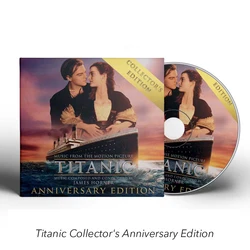 Movie Titanic James Horner Music CD TITANIC Collectors Anniversary Edition Album 4pcs Compact Disc Cosplay Soundtracks Box Gifts