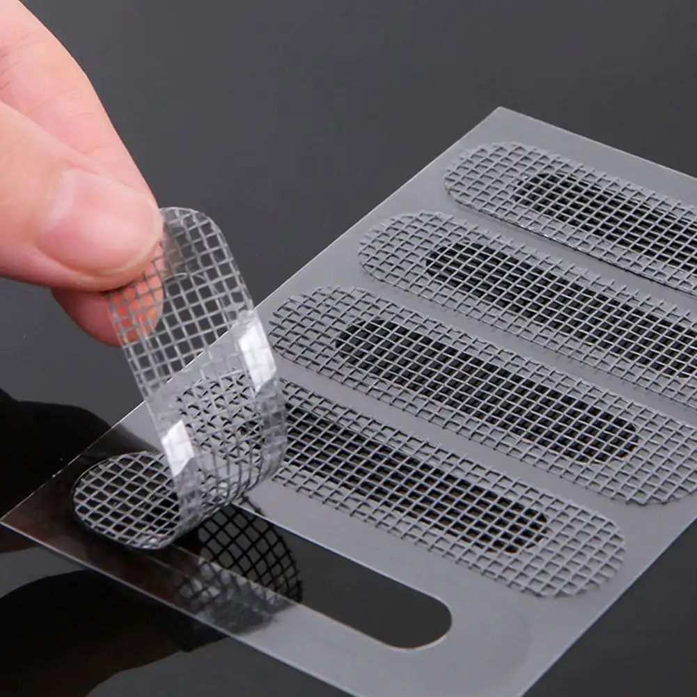 6/10/25/50pcs Adhesive Fix Net Window Home Anti Mosquito Fly Bug Insect Repair Screen Wall Patch Stickers Mesh Window Screen