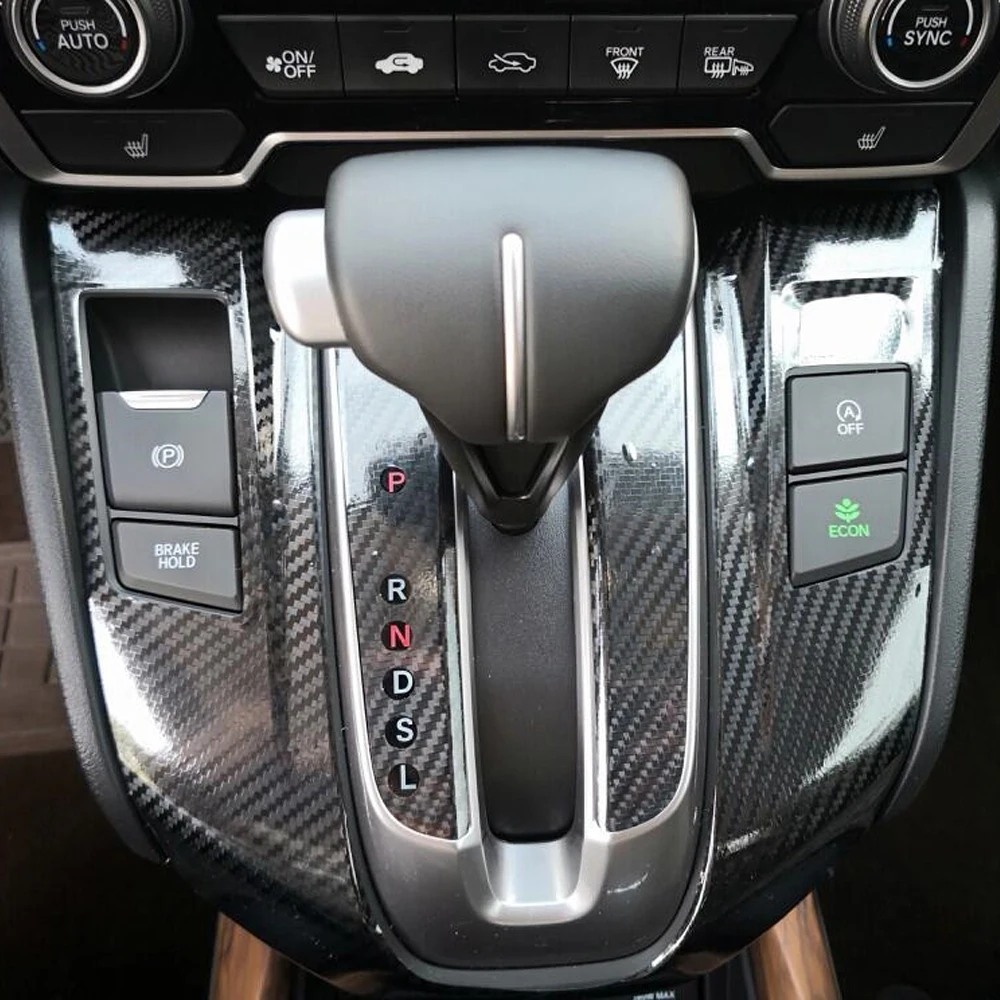 

For Honda CRV 2017-2022 Car-Styling 3D/5D Carbon Fiber Car Interior Center Console Color Molding Sticker Decals Parts