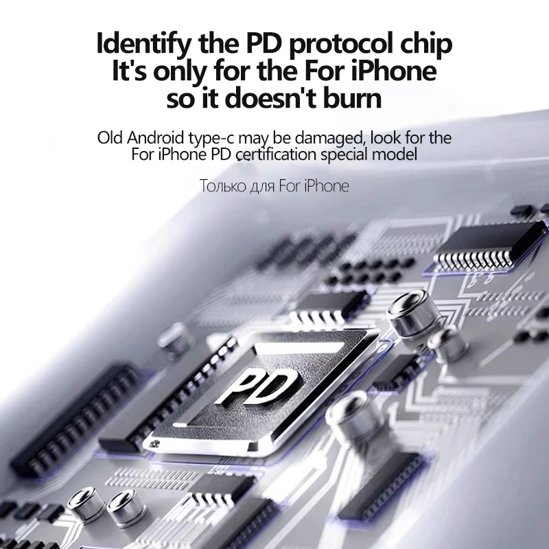 PD 35W USB C Phone Charger For Apple iPhone 15 Pro Max Fast Charging Type C Cable For iPhone 15 Plus Xiaomi Samsung Accessories - náhled 5