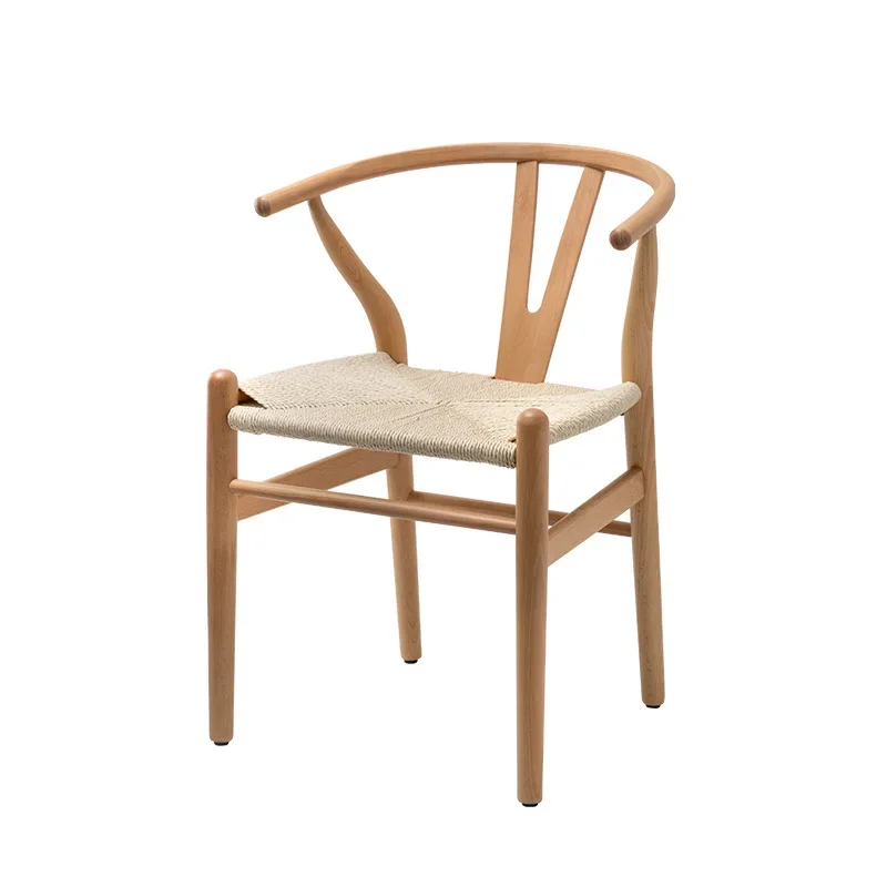 

New Chinese Hotel Y Chair Tea Table Reception Color Solid Wood Chair Commercial Creative Simple