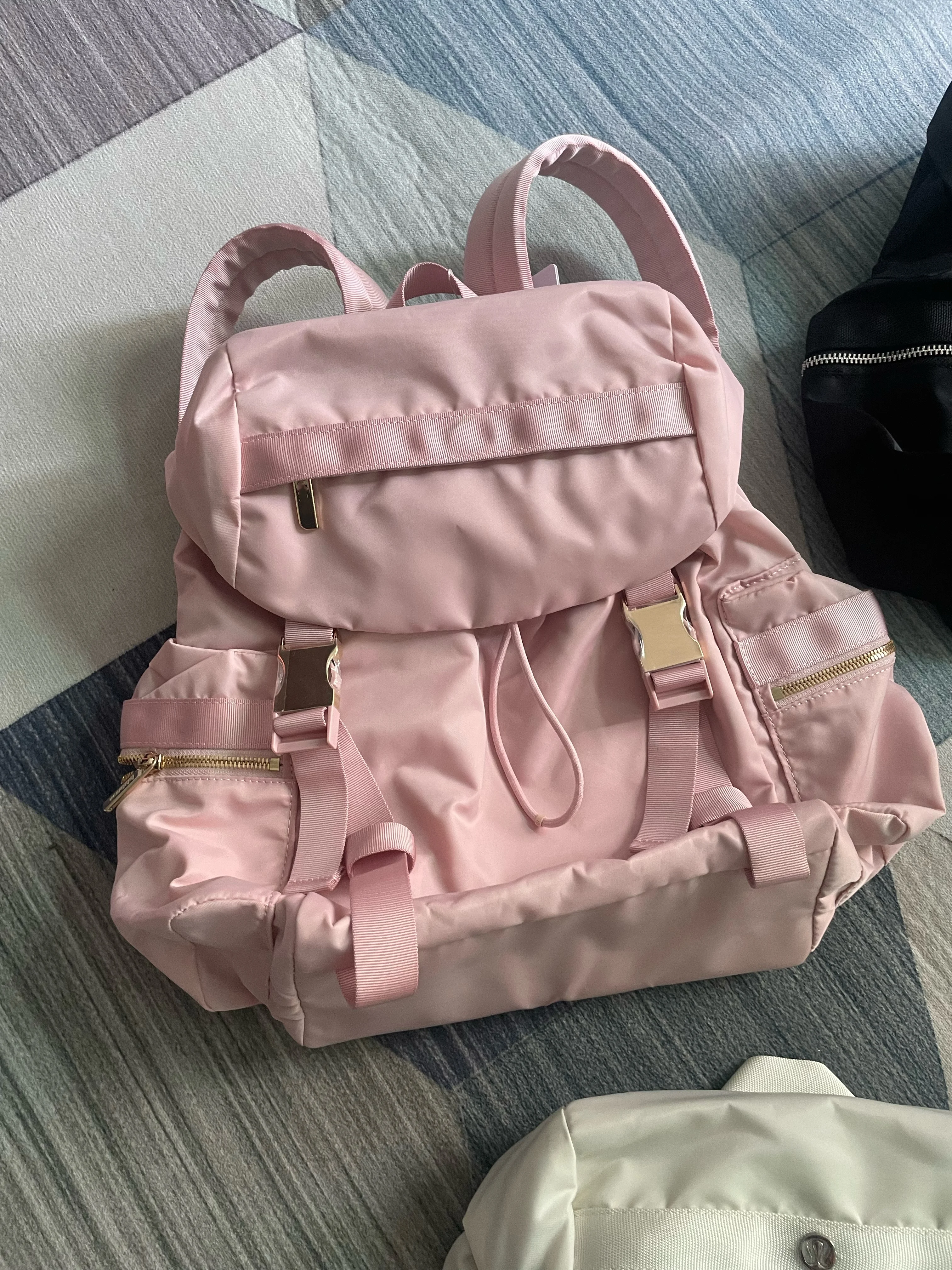 Classic 14L Multi-Functional Double Shoulder Backpack Waterproof Casual Commuting Travel Fitness Bag with Multiple Pockets