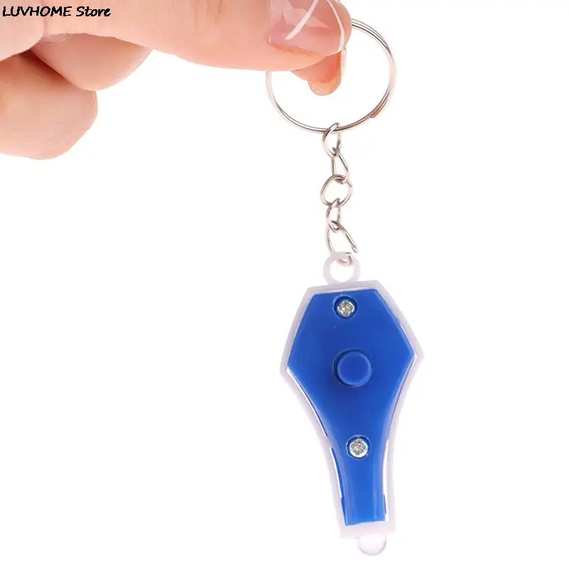 Innovative And Practical Purple Light Money Detector LED Portable Keychain Cute Mini Vase Ultraviolet Flashlight