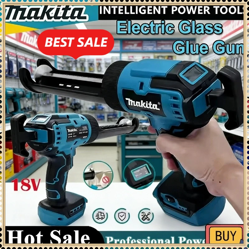 

Аккумуляторный электрический клеевой пистолет Makita 18В, многофункциональный электрический пистолет для герметизации, портативный инструмент для нанесения клея и герметизации