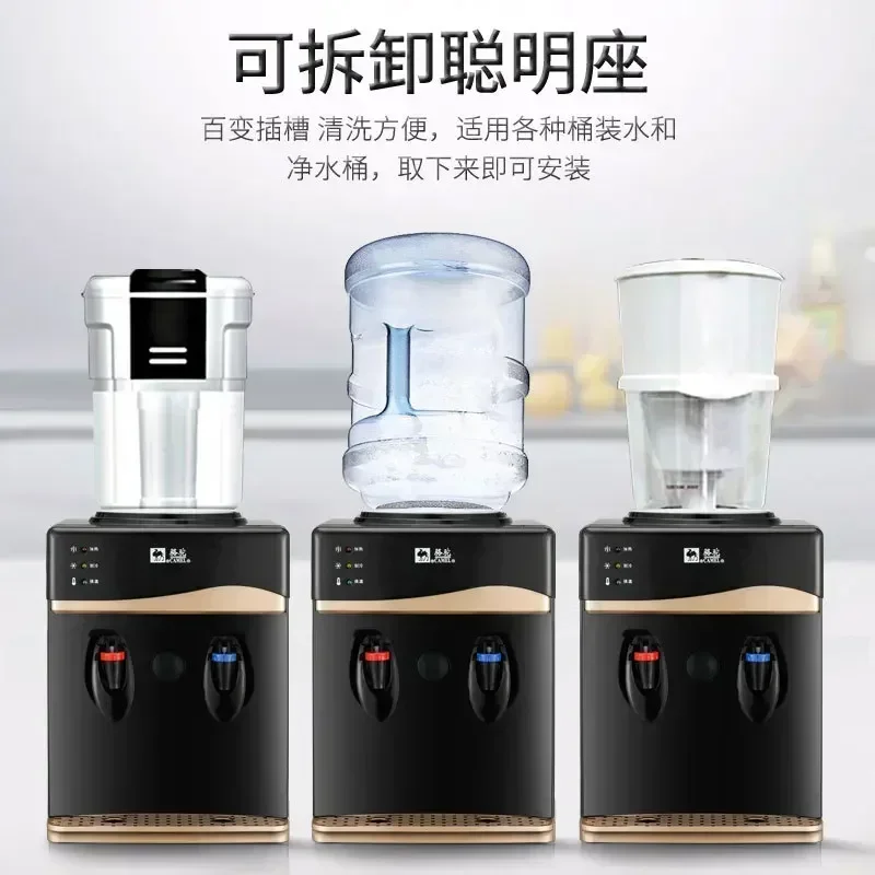 Household Drink Dispenser Three Taps Warm Ice Warm Water Dispenser Drink Dispenser Home Gadgets Water Bottle 220V