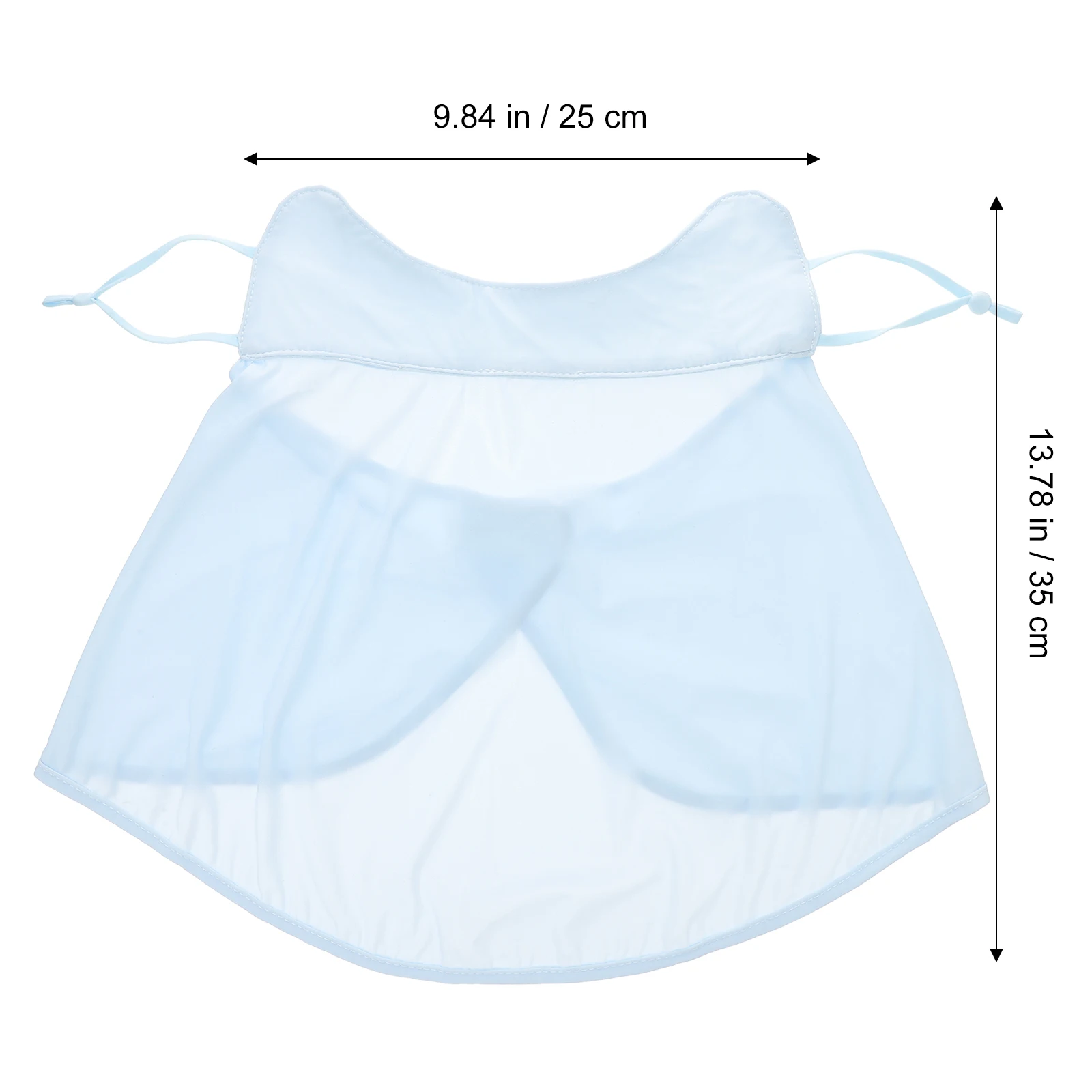 

2Pcs Sun-proof Neck Gaiter Breathable Face Mask Cooling Scarf Sports Sky- Silk Veils Outdoor Multifunctional Protect