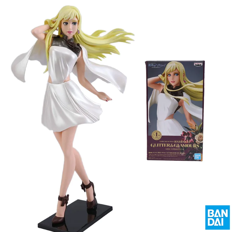 

Bandai Banpresto Gundam аниме фигурка блестящие гламурные GiGi Andalucia коллекционные предметы Gunpla модель фигурки игрушки для мальчиков подарок