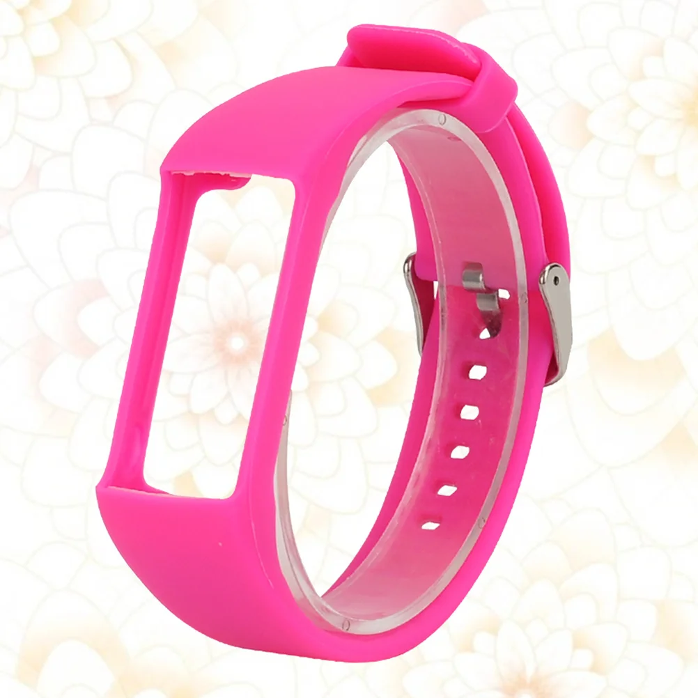 

1Pcs Smartwatch Band Replacement Adjustable Fashion Stylish Wristband Compatible for Polar A360 A370 Rosy Bright