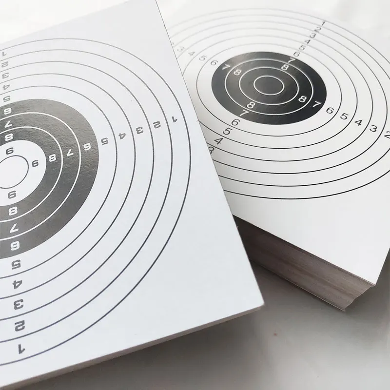 100PCS Outdoor Hunting Shooting Target Paper Target 14x14cm or 17x17cm  High Quality Target Paper