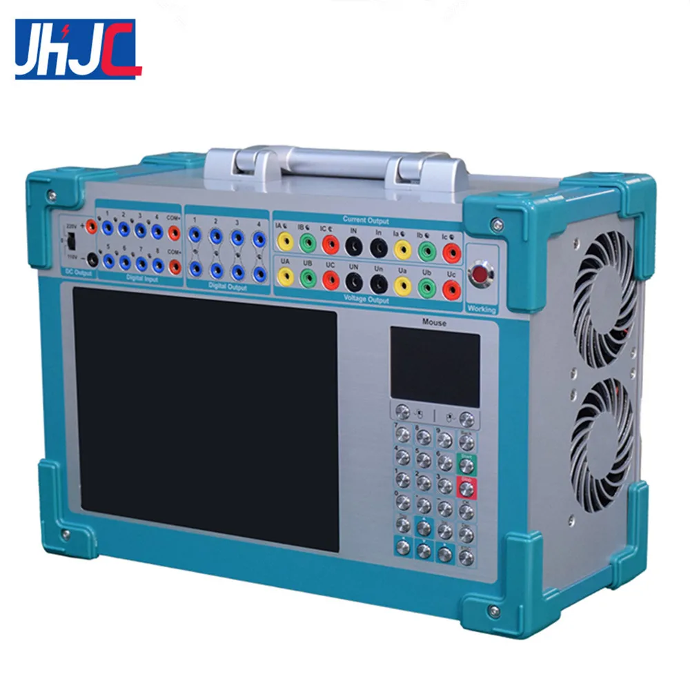 110V/2A-220V/1A High Accuracy Portable Multi Function Secondary Injection 6 Six Phase Protection Relay Tester Protection Device