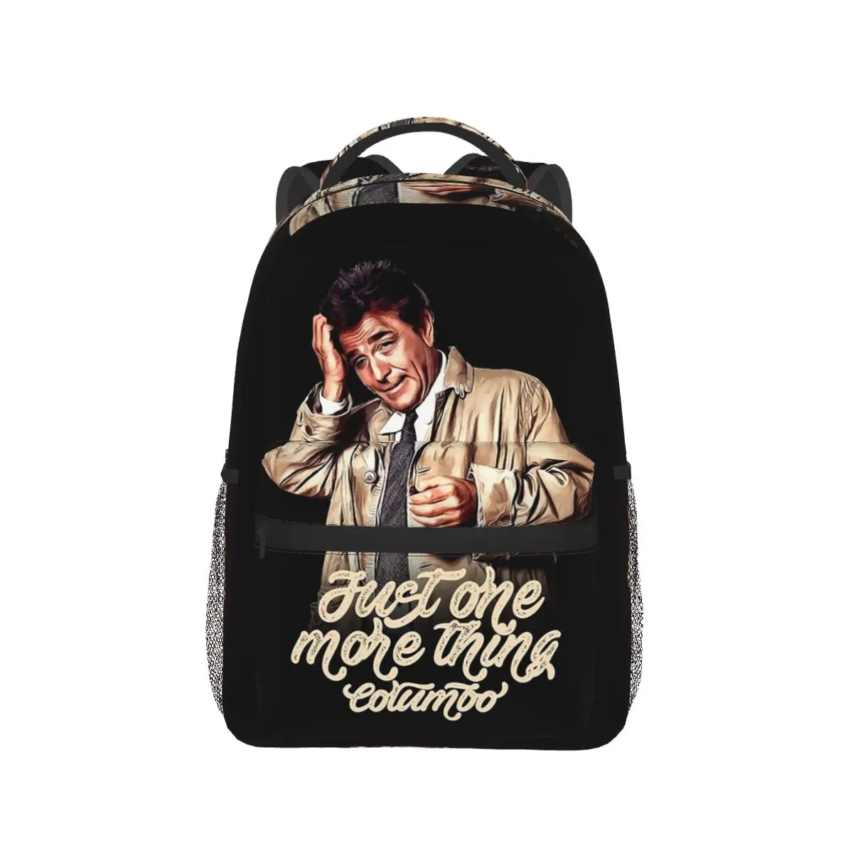 Columbo - TV Shows Backpacks Boys Girls Bookbag Children School Bags Cartoon Travel Rucksack Shoulder Bag Large Capacity