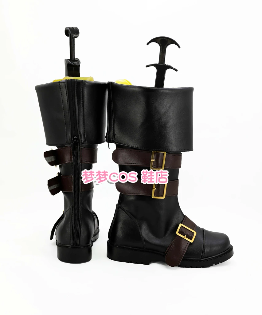 NieR: Automata 9S YoRHa No.9 Tipo C Scarpe Cosplay Stivali Halloween Anime Gioco Stivali in pelle PU