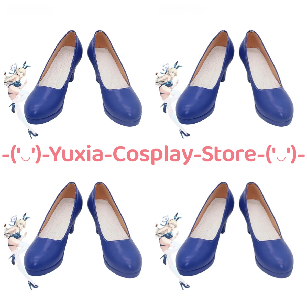 

Yuxiacosplay! Blue Archive Asuma Toki Cosplay Shoes Anime Game Character Prop PU Leather Boots Halloween Carnival Party Costume