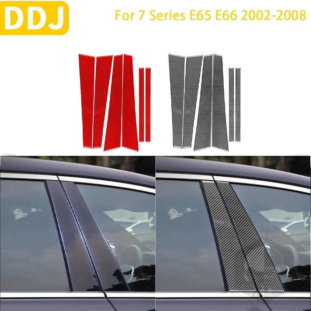 

Для BMW 7 серий E65 E66 2002 2003 2004 2005 2006 2007 аксессуары углеродное волокно внешняя отделка B-стойка декоративная наклейка