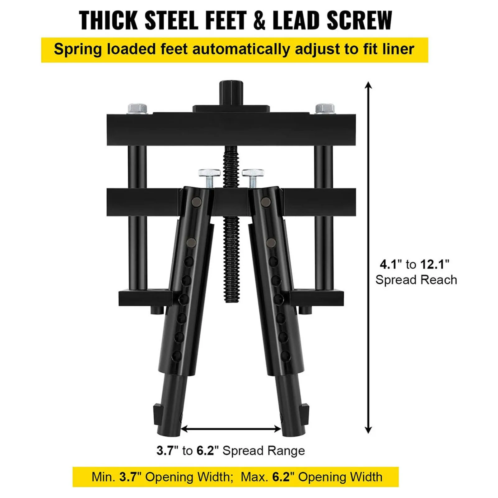 PT 6400 C Flexible Adjustment Easy  Carbon Steel Cylinder Wet Liner Puller Kit Inflatable Sleeve Heavy Duty for Truck