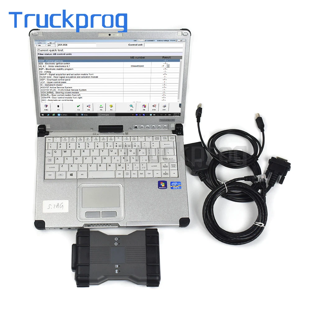 for Deutz Engine Controllers SerDia DECOM Diagnostic Tool +Thoughbook CF C2 Laptop for DEUTZ Work With CAN K/L-Line