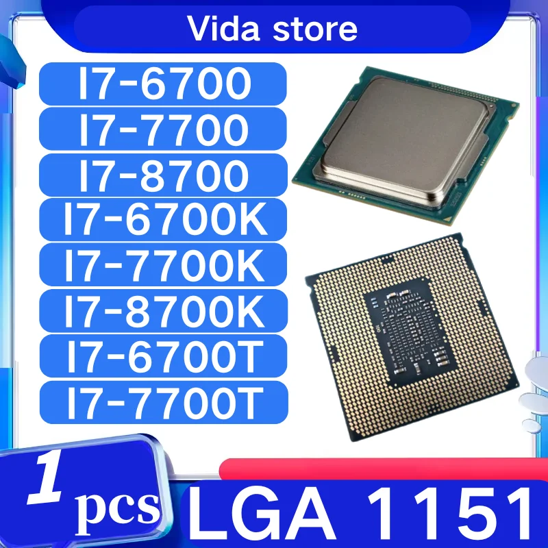 LGA1151 I7-6700 I7-7700 I7-8700 I7-6700K I7-7700K I7-8700K I7-6700T I7-7700T