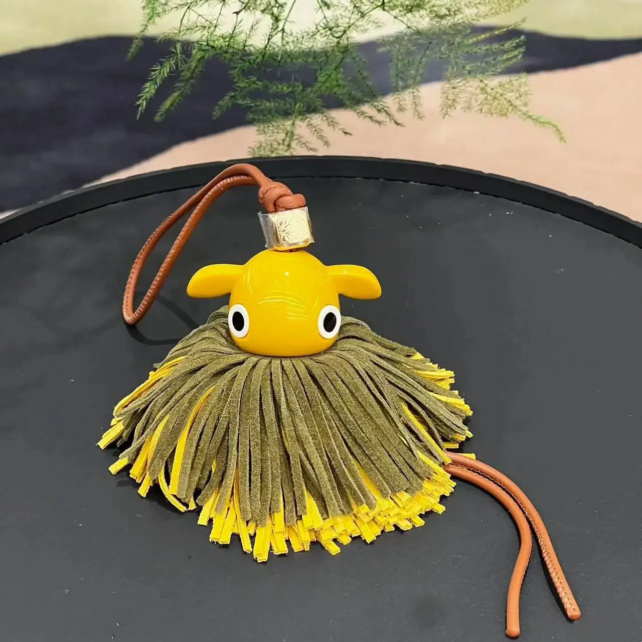 

LO New Style Elf Bag Charm Keychain Tassel Cute Plush Doll Pendant For Women Fashion Car Hanging Decoration Animal Ornament Gift