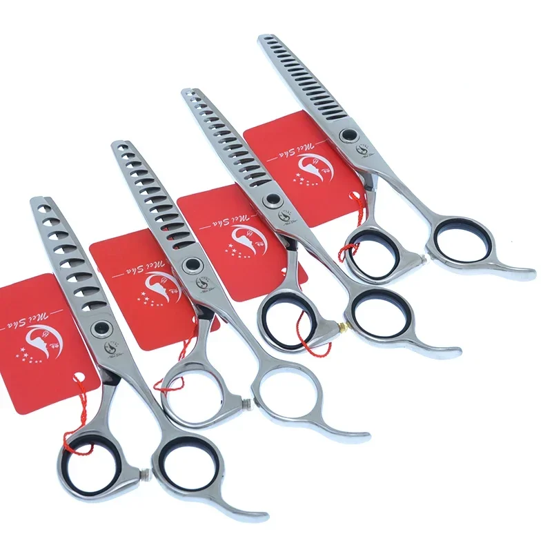 Meisha 5,75 Zoll Friseurschere, professionelle Ausführung, 8/12/14/18 Zähne, Ausdünnungsschere für Friseursalons, Styling-Schere, A0160A – Detail 2