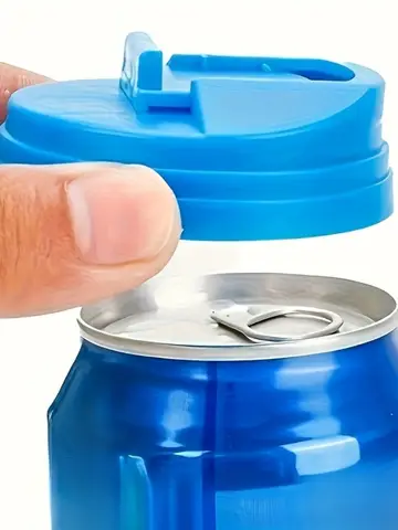 3/6pcs Beverage Can Cover Reusable Plastic Soda Cola Sealing Lids Standard Size Leakproof Can Protectors Drinkware Accessories