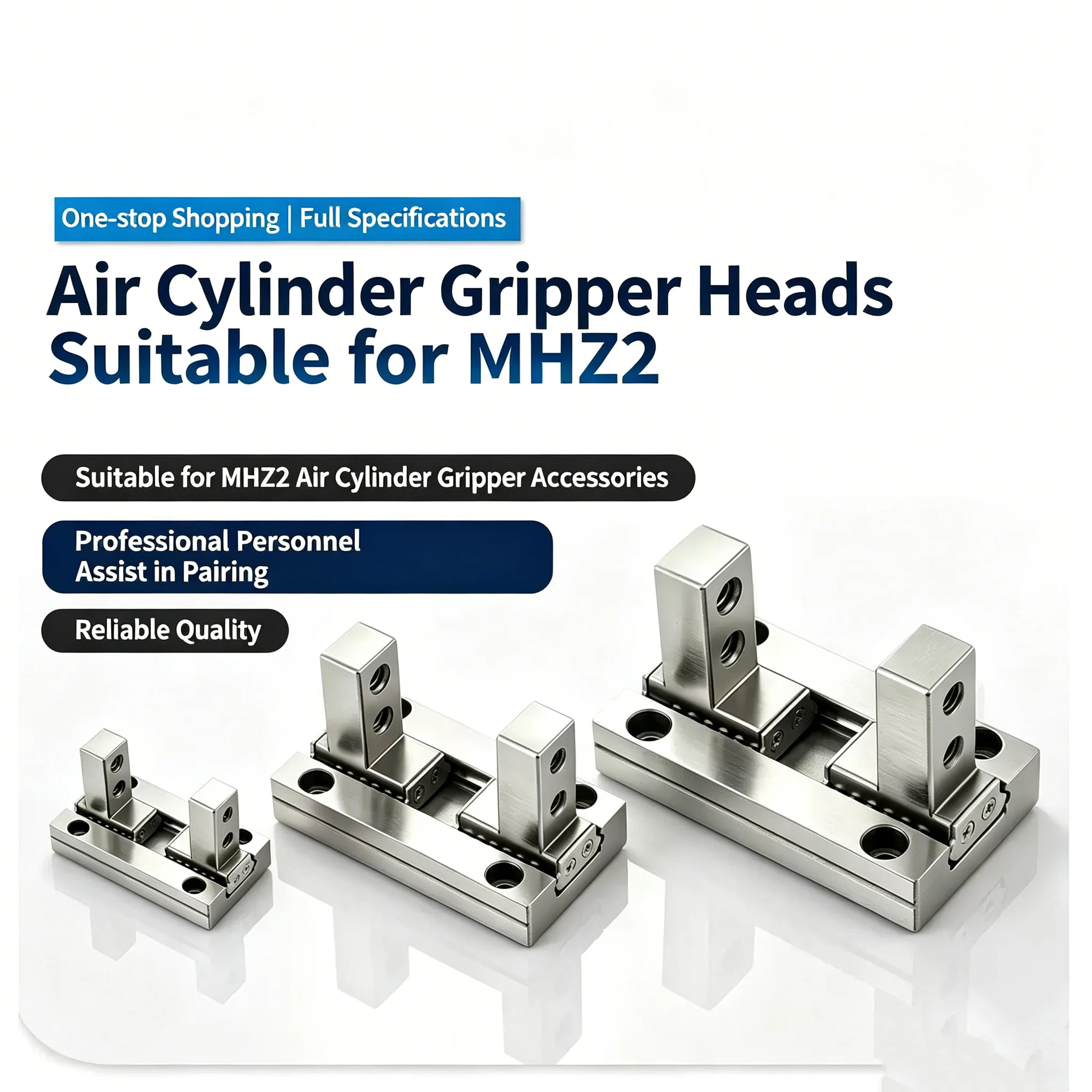 MHZL2-10D16D2/20D1/25/32/40N Parallel Clamping Jaw Guide Rail Accessories MHZ2 Finger Cylinder Claw Head