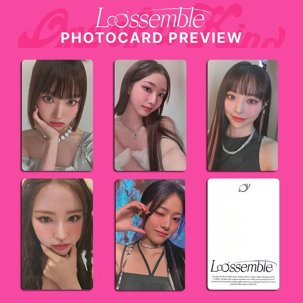 Kpop Idol loossimble Album One of A Kind photobars LOONA Card