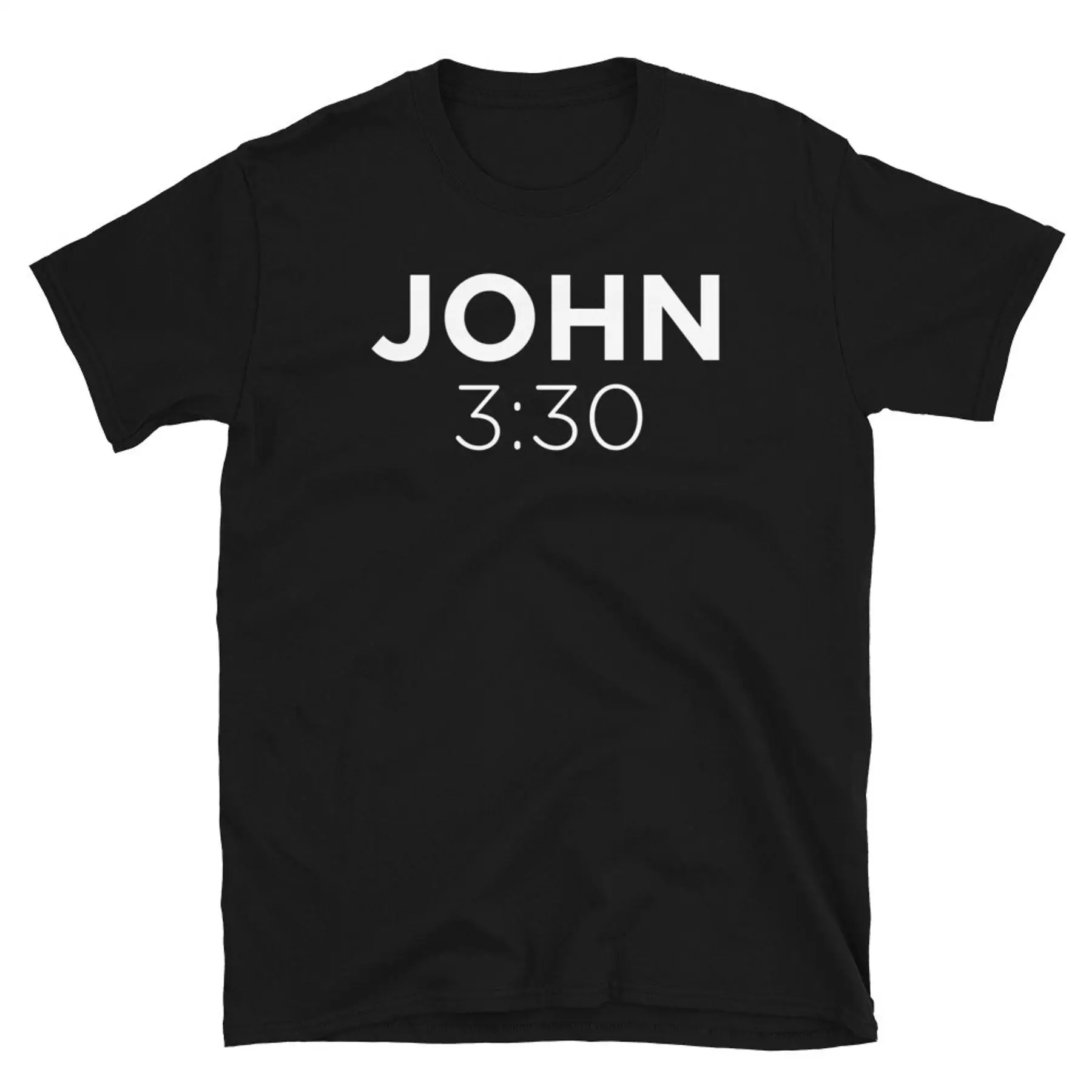 

John 3 30 Bible Verse Christian Inspirational Short Sleeve Unisex T Shirt