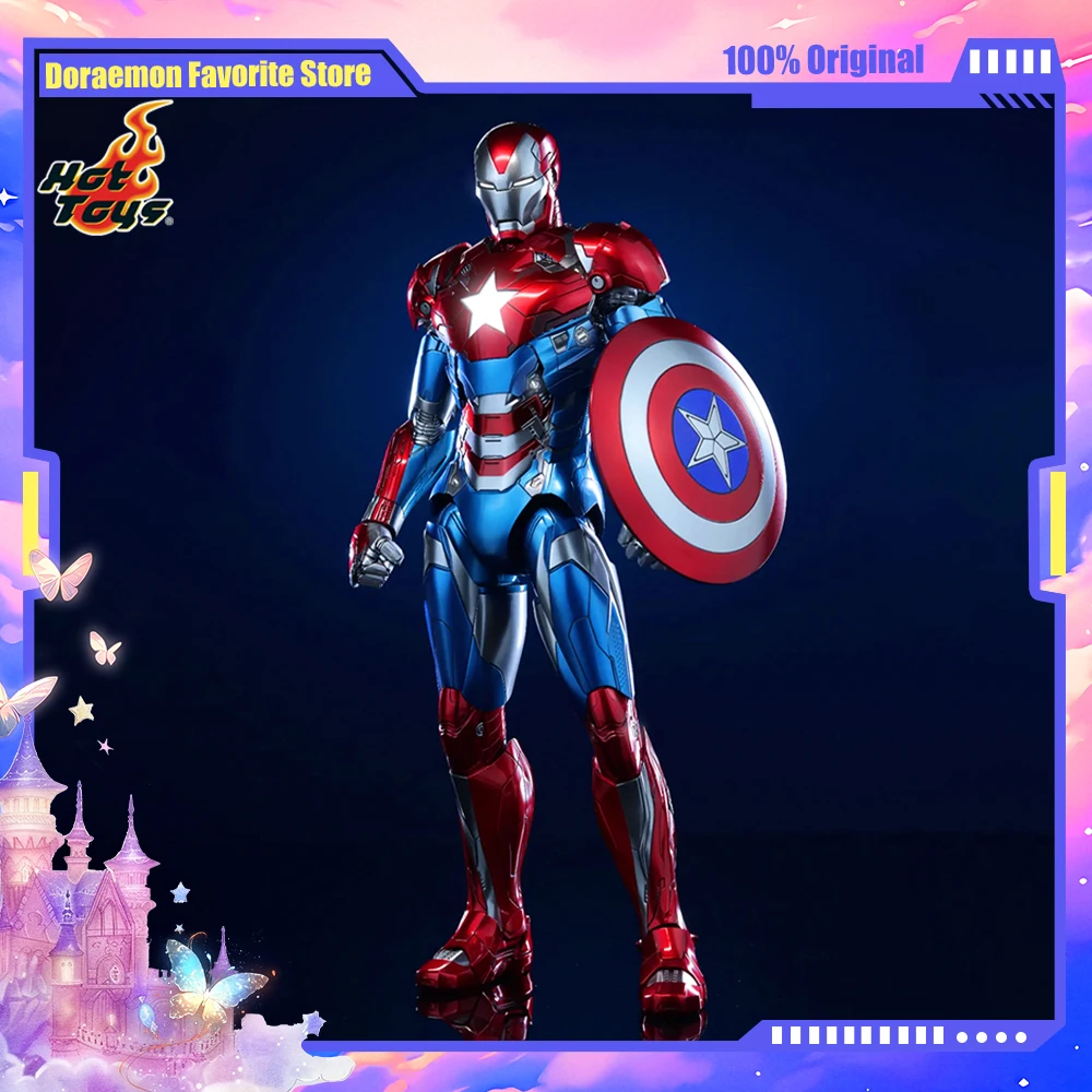 

[In-Stock] Hot Toys Marvel Action Figure Iron Patriot 1/6 CMS021D68 Anime Figurine Joint Movable Model Collection Toys Gift