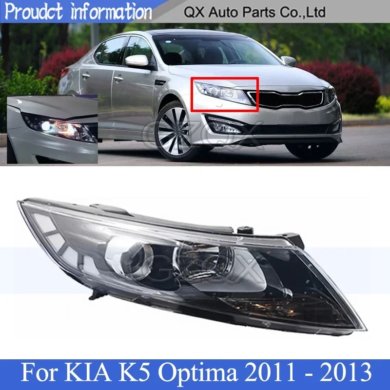 

CAPQX Front Bumper Head Light Head Lamp for KIA K5 Optima 2011 2012 2013 Headlamp Headlight Assembly