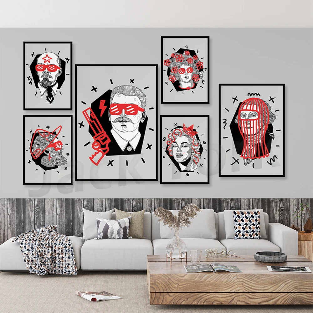 النحت، فن النحت الحديث، ملصق النحت، ديكور جدران المنزل، هدية للمنزل، فن الحائط، فن النحت #2