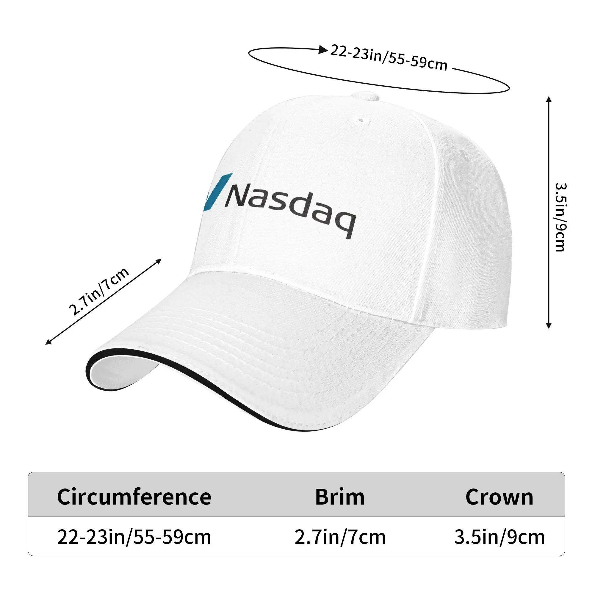 Summer Nasdaq  Baseball Cap  Outdoor Gym Casual Print Sun Trucker Hat Couple Women Dropshipping Baseball Caps